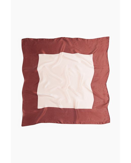 H&M Red Gemustertes Tuch