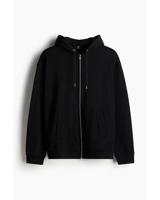 H&M Capuchonvest in het Black voor heren