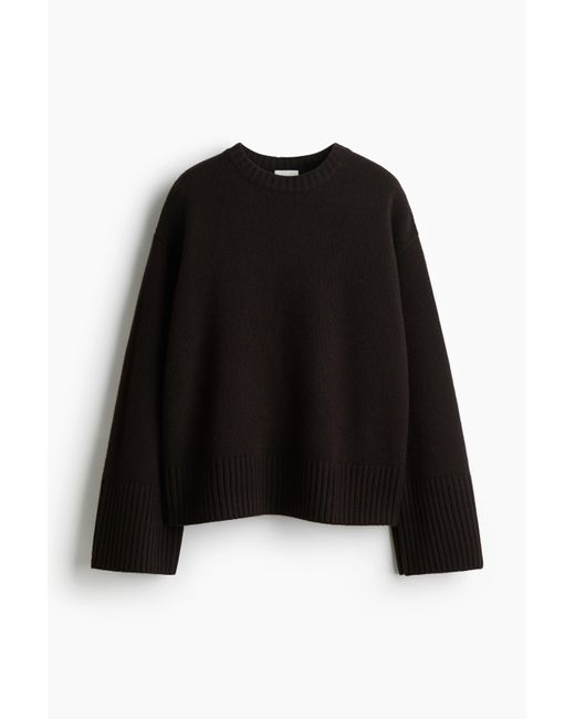 H&M Black Pullover aus Kaschmirmix