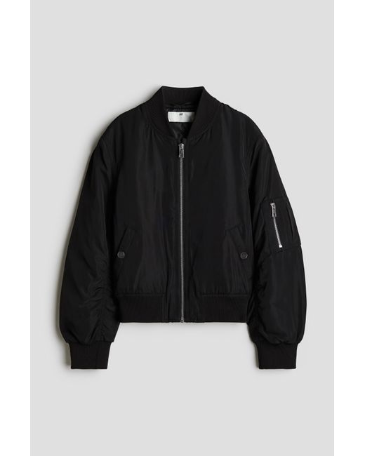 Bomber H&M en coloris Black