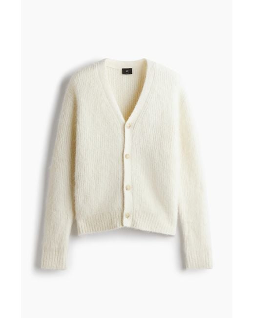 Gilet Loose Fit En Alpaga Mélangé H&M pour homme en coloris White