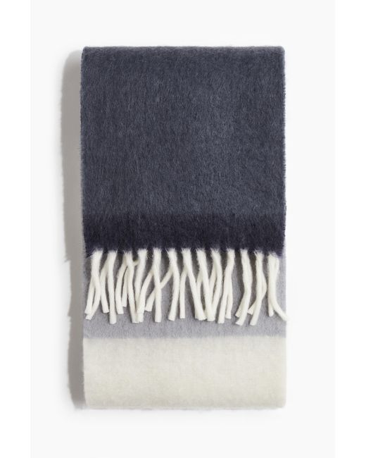 Écharpe brossée H&M pour homme en coloris Blue