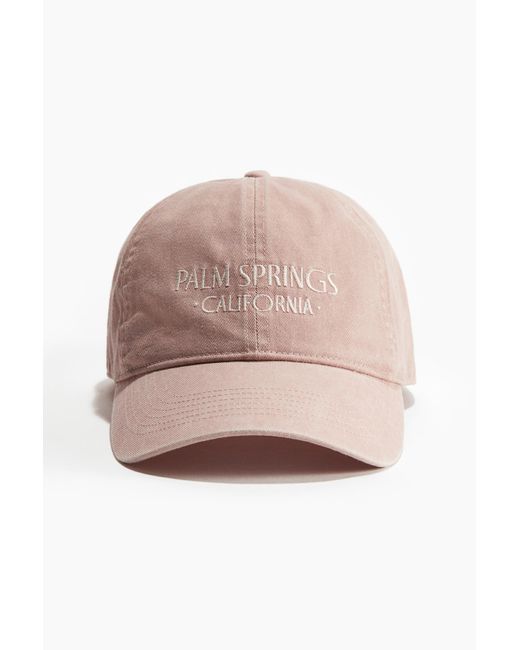 H&M Natural Baumwollcap mit Motiv