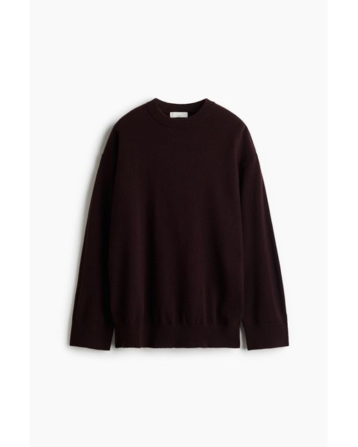 H&M Black Kaschmirpullover in Oversize
