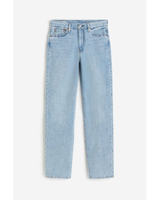 H&M 568tm Stay Loose Jeans in het Blue voor heren