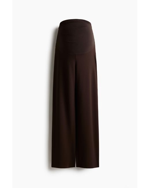 H&M Black MAMA Weite Hose