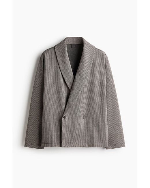 H&M Jerseyblazer in Relaxed Fit in Gray für Herren
