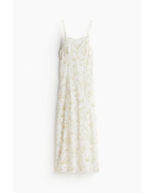 H&M White Doppellagiges, transparentes Kleid