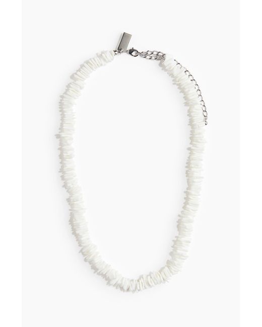 H&M Muschelkette in White für Herren