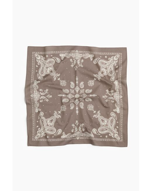 H&M Gemustertes Halstuch in Brown für Herren
