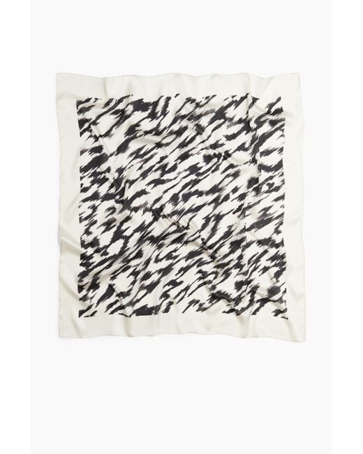 H&M Black Gemustertes Tuch