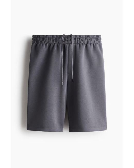 H&M Short Van Interlocktricot in het Gray voor heren