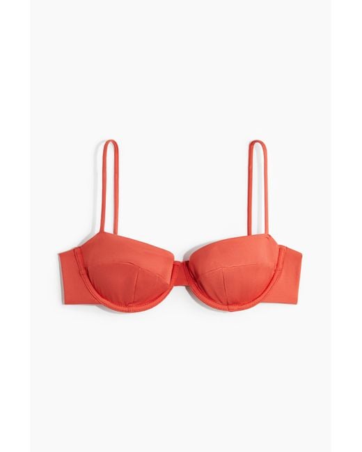H&M Bikinitop in het Red