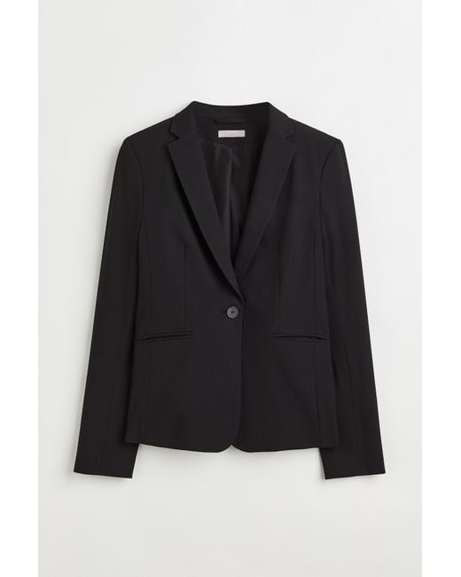 H&M Black Taillierter Blazer
