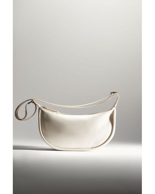 H&M Gecoate Crossbody-tas in het White