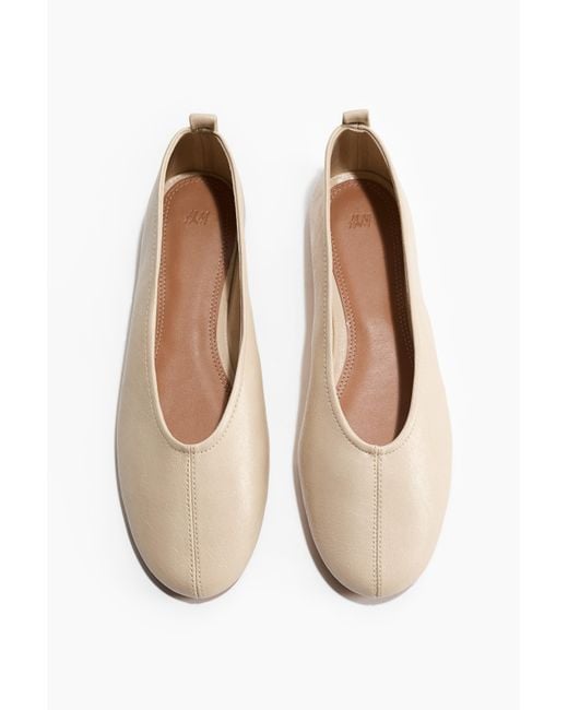 Ballerines H&M en coloris Natural