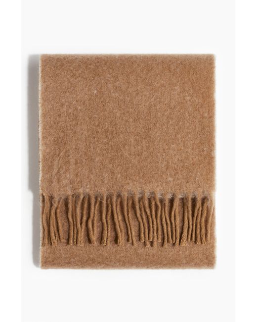 H&M Gestrickter Schal in Brown für Herren