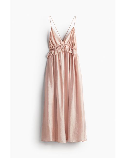 H&M Pink Kleid mit Volants
