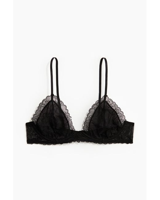 H&M Black Bügel-BH aus Spitze