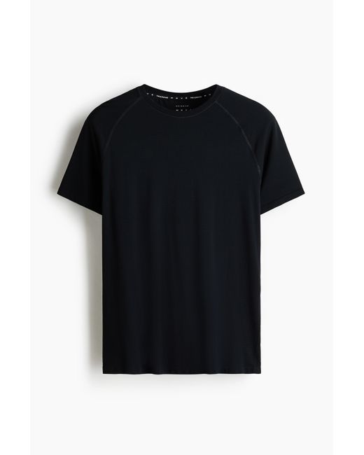 T-shirt de sport Muscle Fit DryMoveTM H&M pour homme en coloris Black