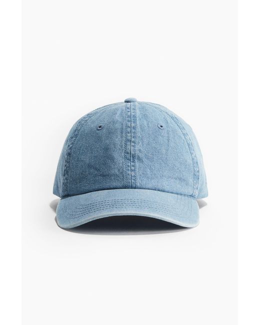 H&M Blue Cap aus Baumwolldenim