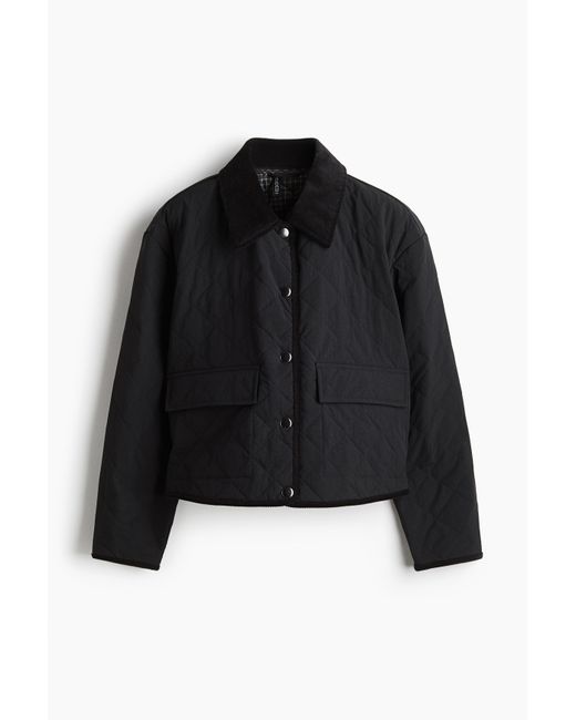 H&M Doorgestikt Jack in het Black