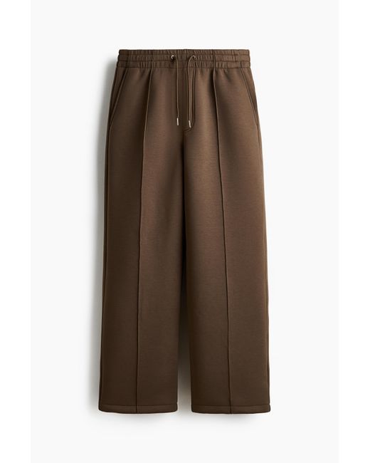 H&M Dressed joggers in het Brown voor heren