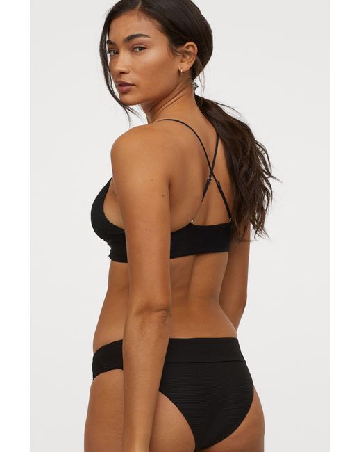 h&m black bikini bottoms