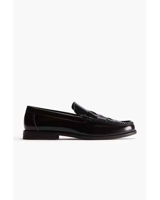H&M Loafer mit Flechtung in Black für Herren
