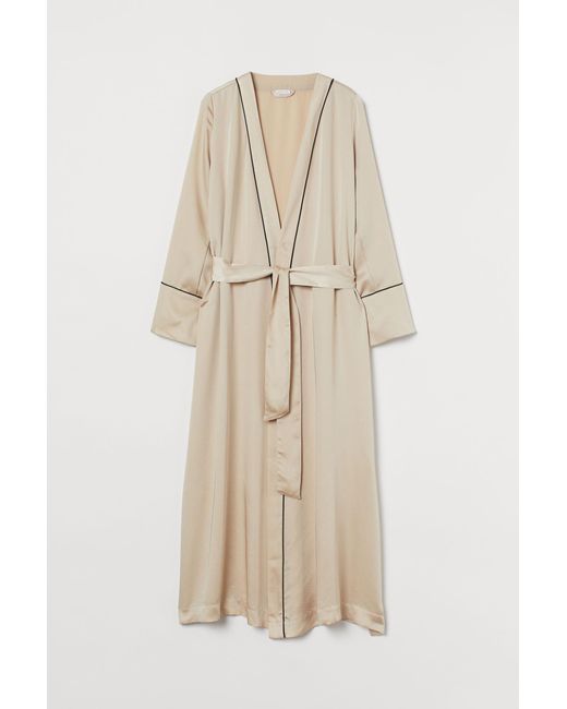Dressing gown beige Clearance