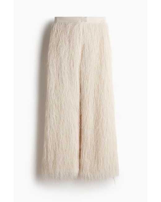 H&M Natural Hose mit Fransen