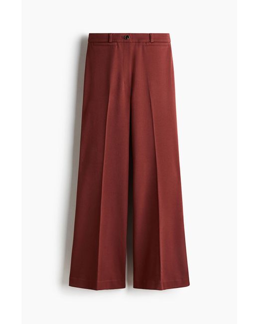 H&M Red Elegante Hose