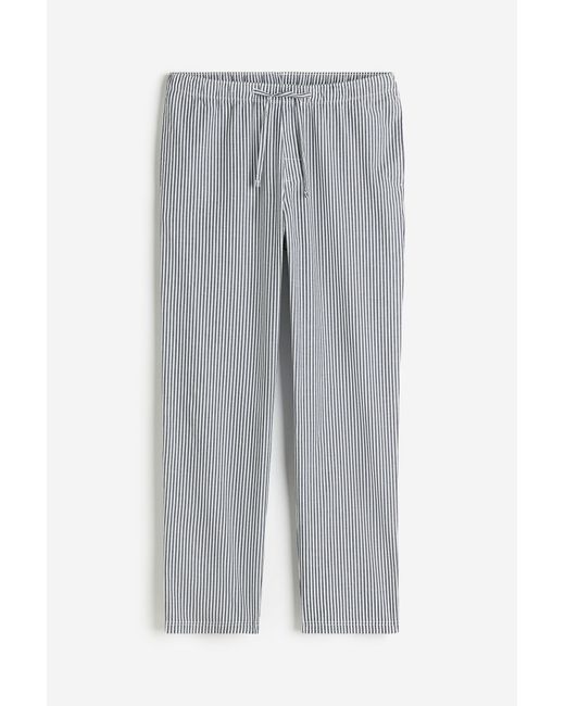H&M Pyjamahose Regular Fit in Gray für Herren