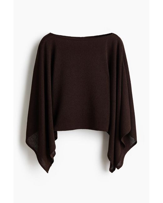 Top Cape H&M en coloris Black