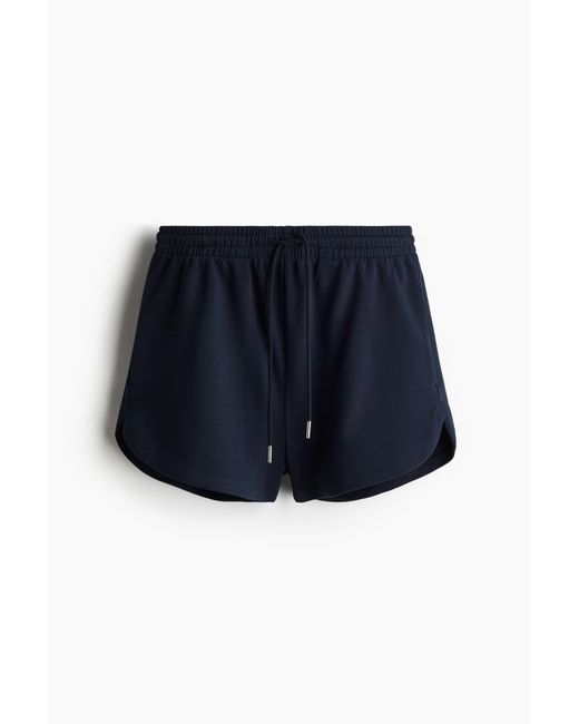 H&M Sweatshort in het Blue