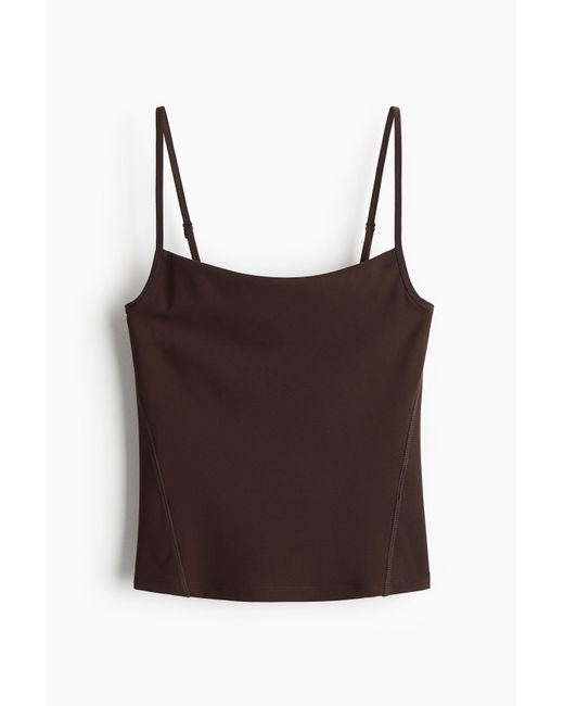 H&M Brown Trägertop aus Jersey