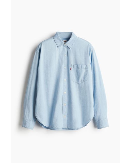 H&M Harlie New Bf Shirt Where Is She in het Blue
