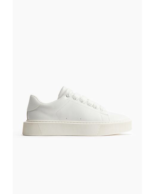H&M Chunky Sneaker in White für Herren