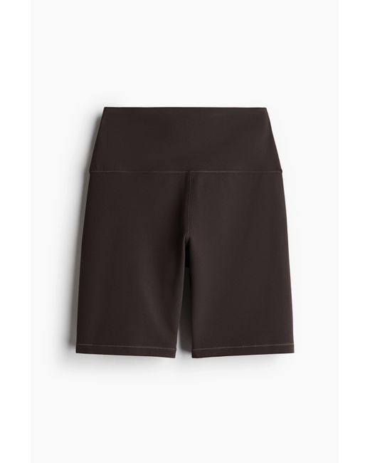 H&M Black Sport-Radlershorts mit SoftMove Lycra