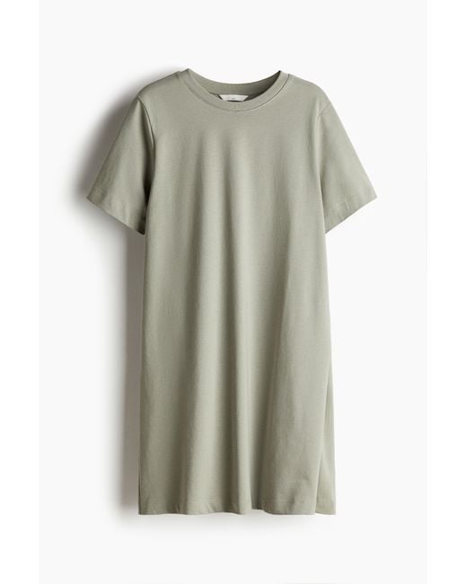 H&M Green MAMA T-Shirt-Kleid mit Stillfunktion
