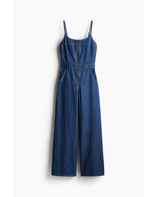 H&M Bustier Jumpsuit Smashing in het Blue