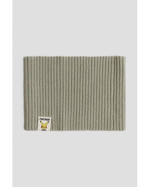 Snood En Maille Côtelée H&M pour homme en coloris Green