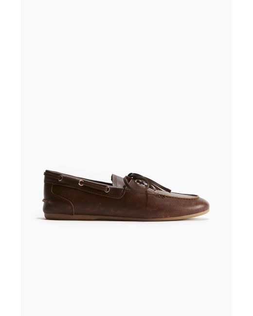 H&M Brown Bootsschuhe