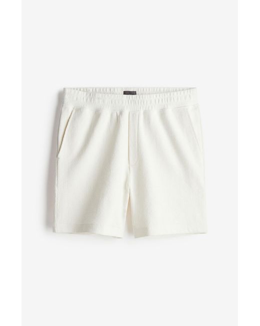 H&M Shorts in Regular Fit in White für Herren