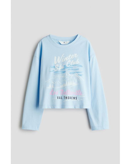 Top Loose H&M en coloris Blue