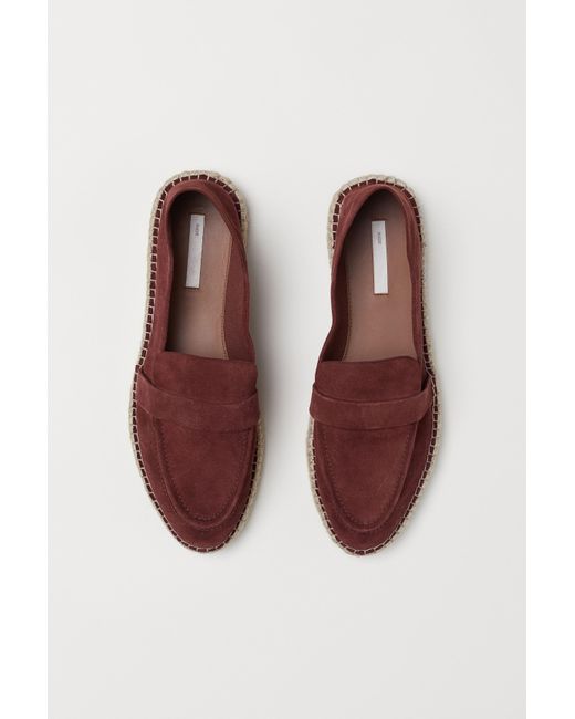 burgundy espadrilles