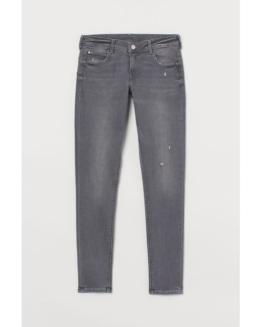 H&M Gray Push up Low Jeggings