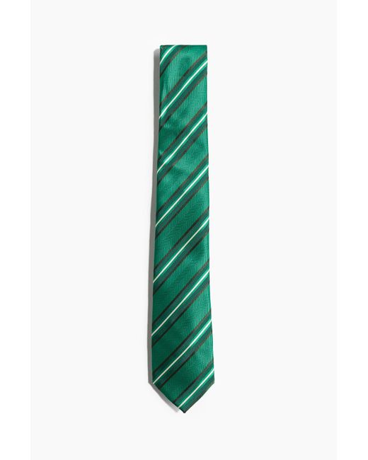 H&M Gemusterte Krawatte in Green für Herren