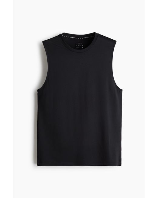 Débardeur De Sport Regular Fit Drymove H&M pour homme en coloris Black
