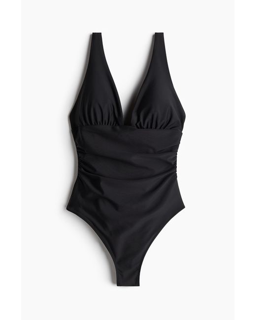 H&M Black Light Shape Badeanzug
